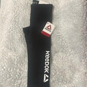 Reebok 4/5 girls fitted stretch tights NWT